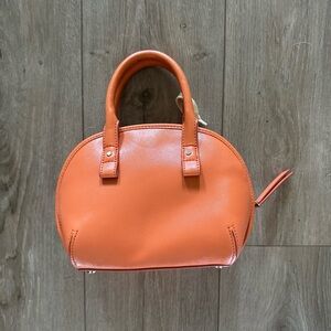 Nine‎ West Ellisha coral orange shoulder bag with tassel